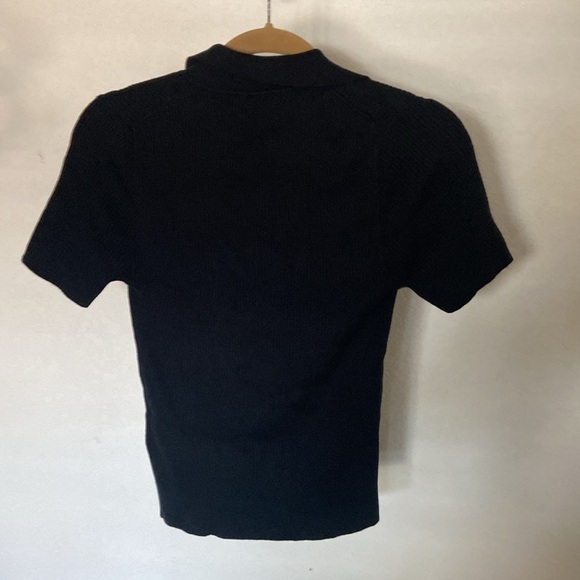 J. Crew Button Short Sleeve Top, Size Medium - Picture 4 of 11